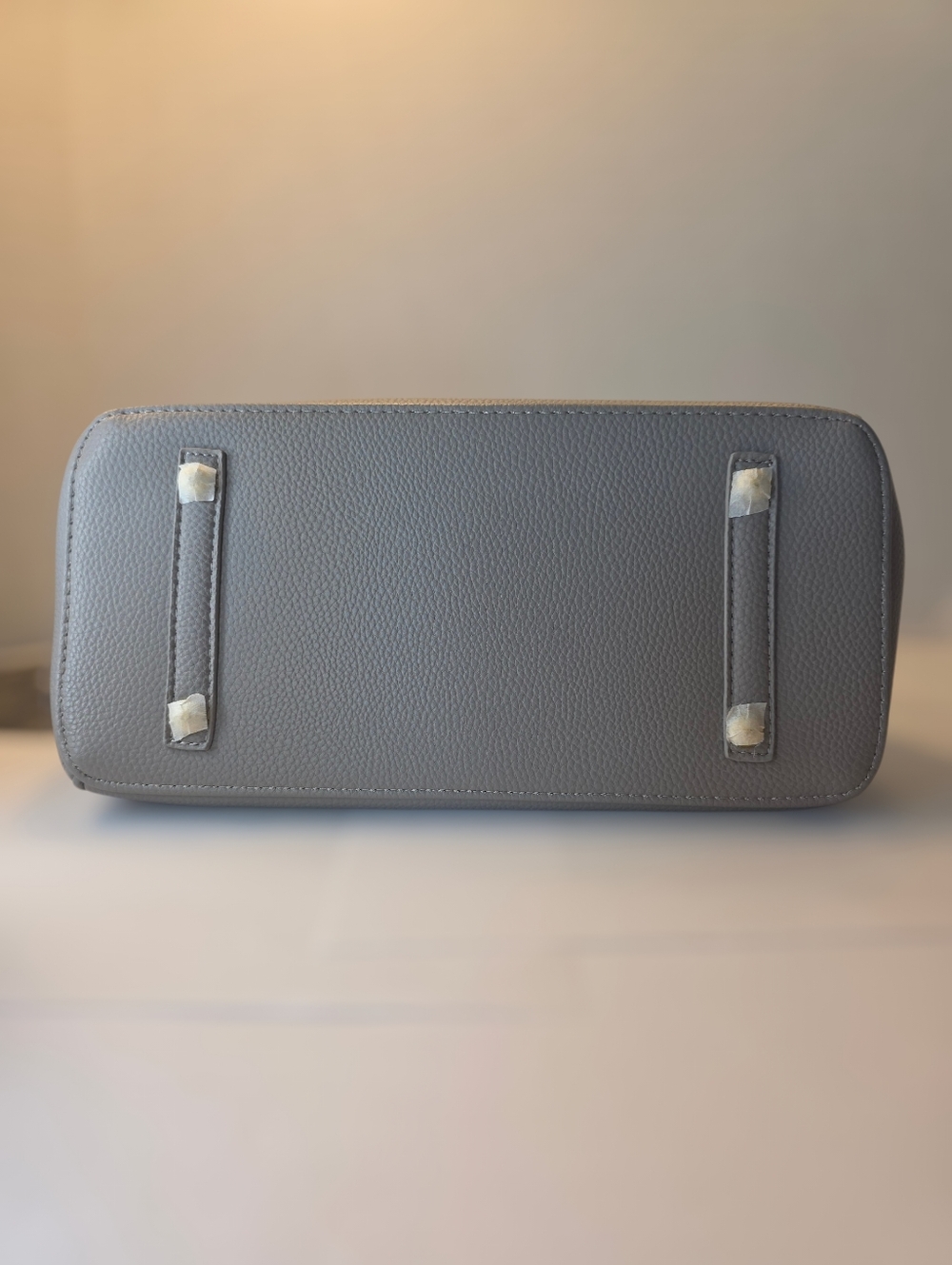 SALE!! Soft Smoky Grey Inspired Satchel with Shoulder Strap Carrying Option NWOT - Picture 10 of 10